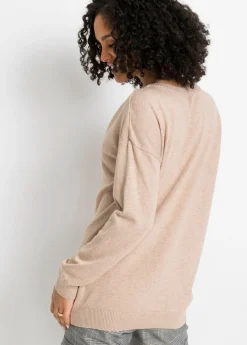 Jersey oversize de mezcla de viscosa