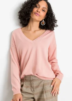 Jersey oversize de mezcla de viscosa
