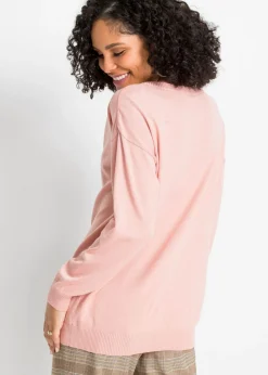 Jersey oversize de mezcla de viscosa