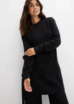Jersey premamá/de lactancia de algodón con contenido de lana