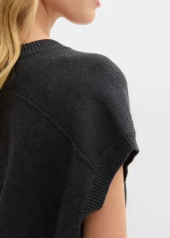 Jersey sin mangas de algodón puro