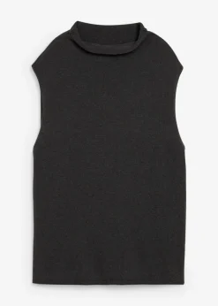 Jersey sin mangas de algodón puro