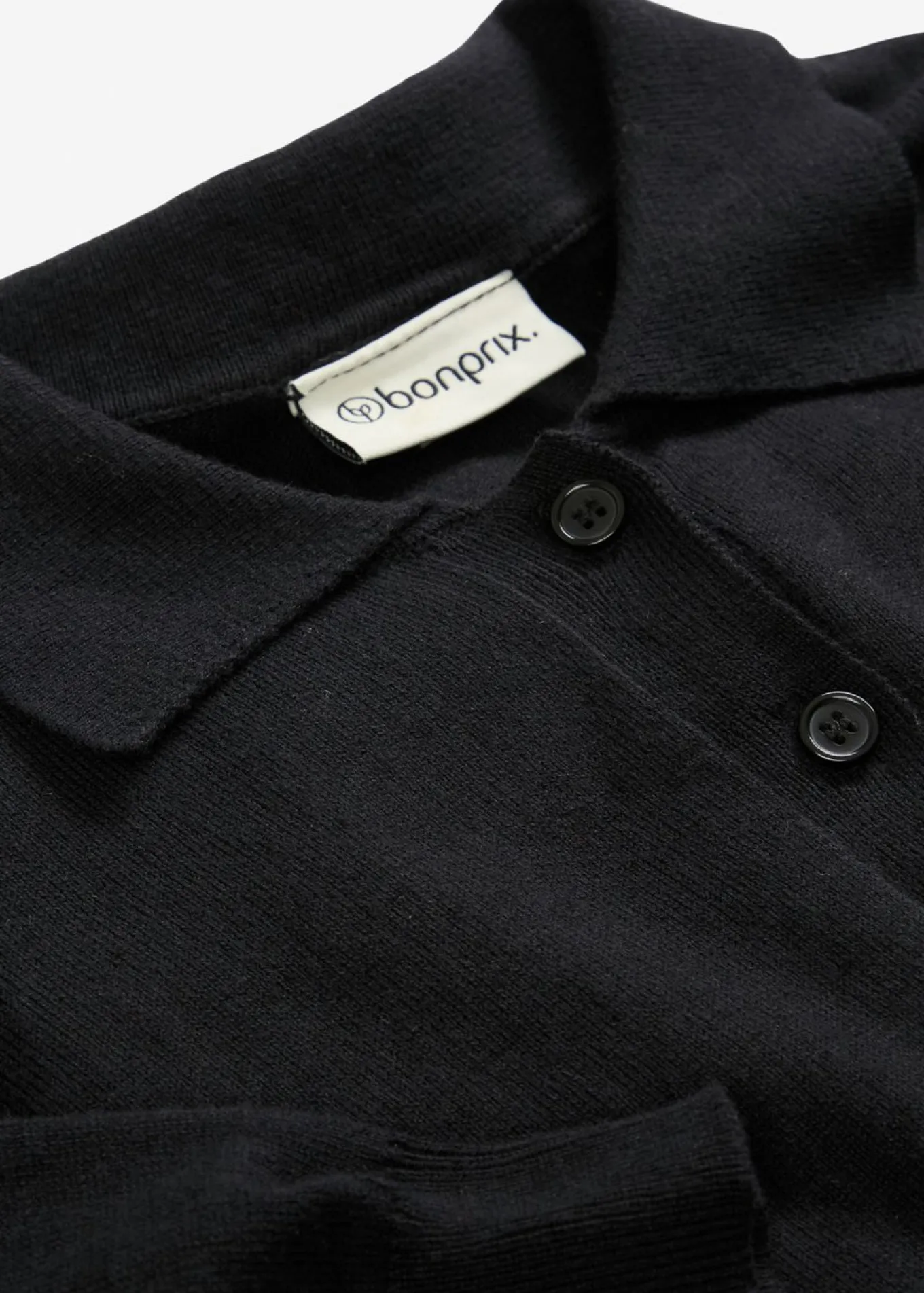 Jersey tipo polo con seda