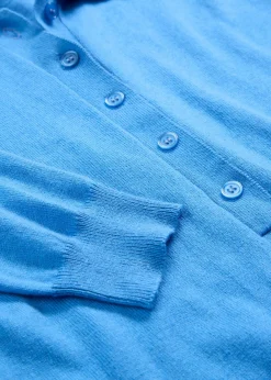 Jersey tipo polo con seda