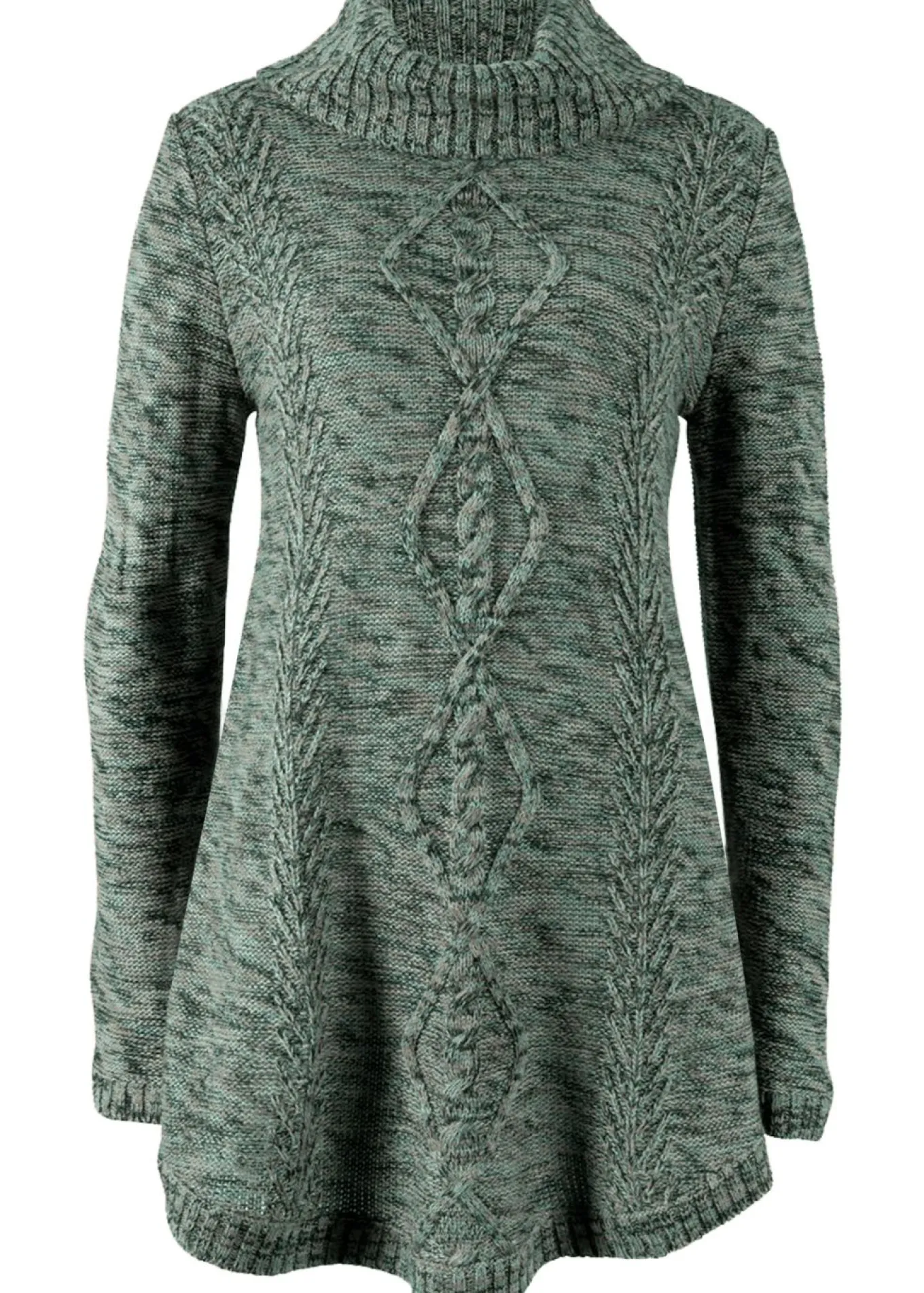 Jersey tipo poncho de manga larga