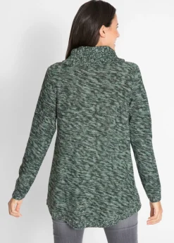 Jersey tipo poncho de manga larga