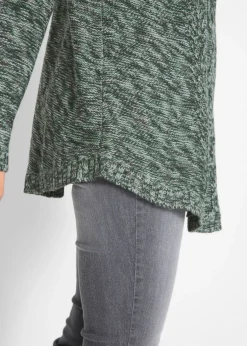 Jersey tipo poncho de manga larga