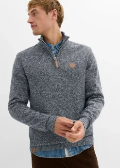 Jersey tipo troyer de algodón puro