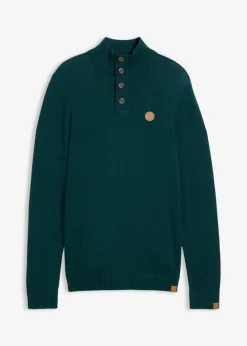 Jersey tipo troyer de algodón puro