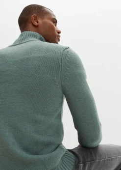 Jersey troyer de punto grueso y patrón trenzado