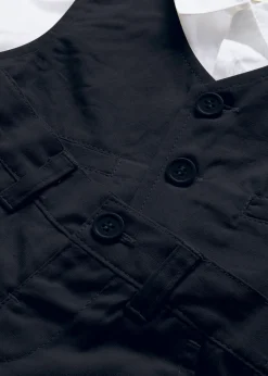 Juego de trajes con camisa, chaleco y pantalones de algodón puro (3 piezas)