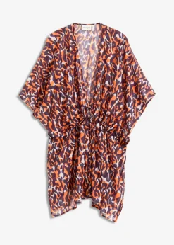 Kimono de playa con detalle de cordón