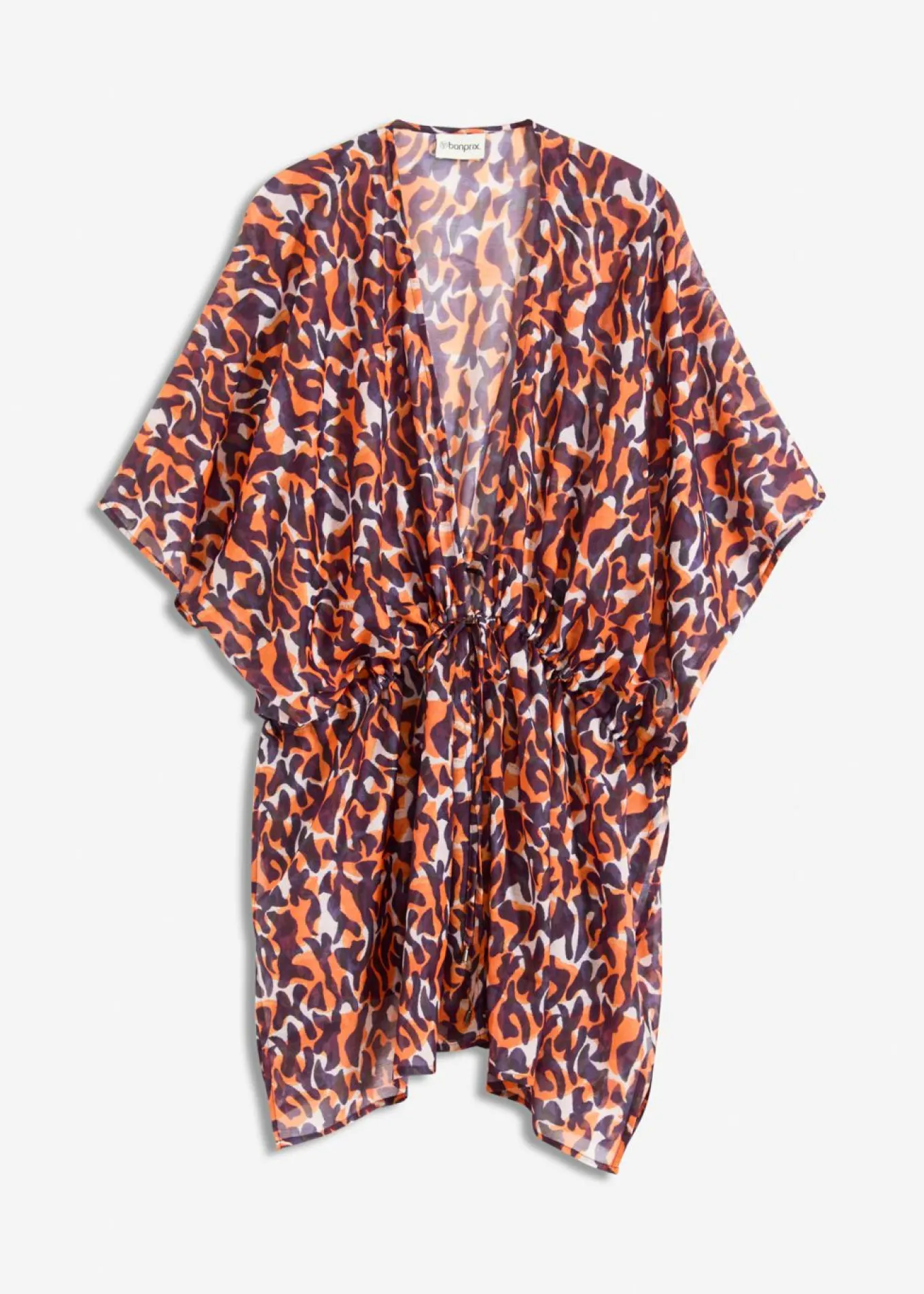 Kimono de playa con detalle de cordón