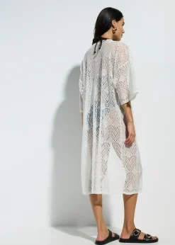 Kimono transparente para playa