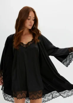 Kimono y Negligé (conjunto de 2 piezas)