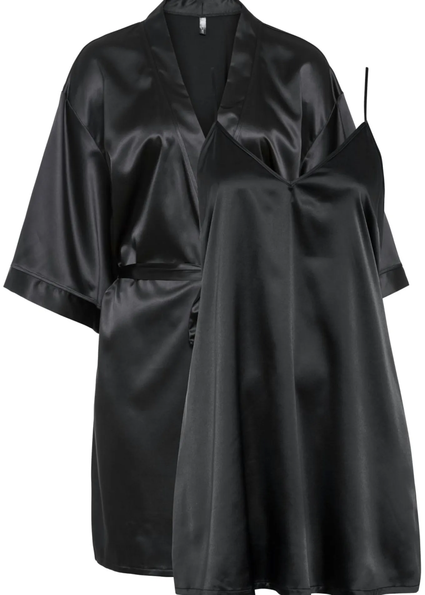 Kimono y negligé (juego de bata de 2 piezas)