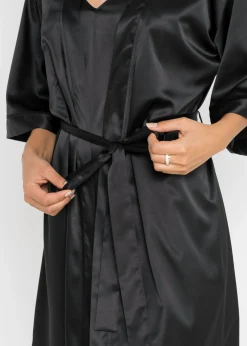 Kimono y negligé (juego de bata de 2 piezas)