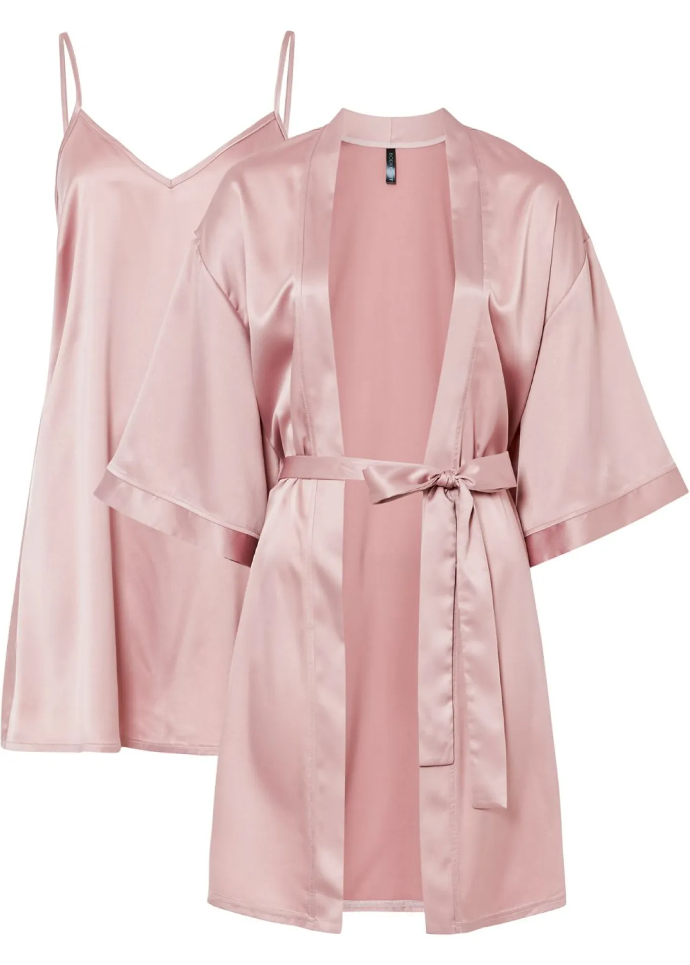Kimono y negligé (juego de bata de 2 piezas)