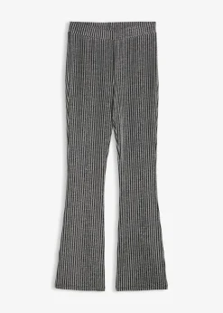 Leggings acampanados con hilo brillante