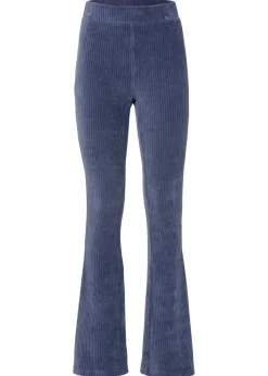 Leggings acampanados con aspecto de pana