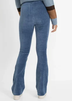 Leggings acampanados con aspecto de pana