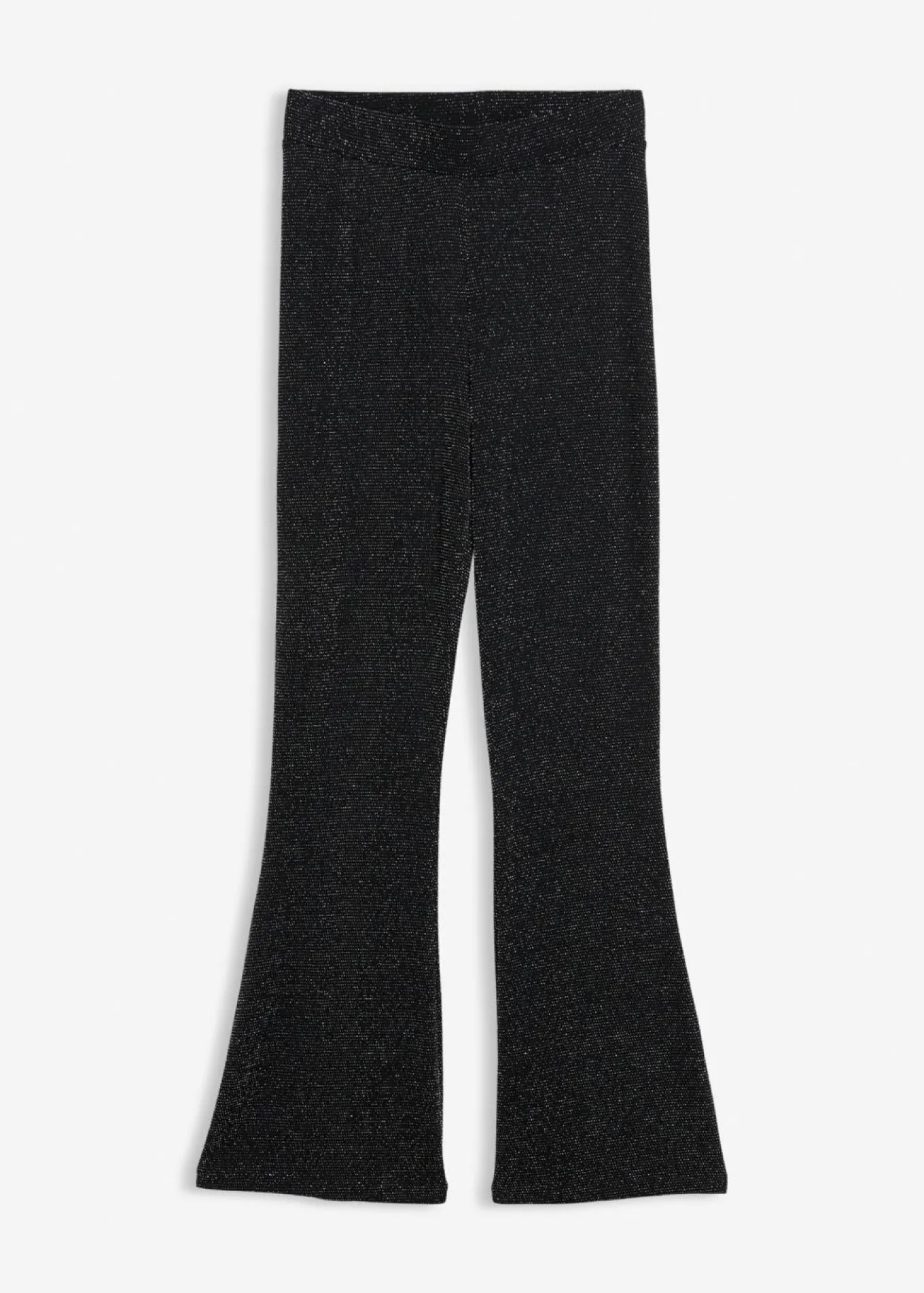 Leggings acampanados con purpurina