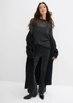 Leggings acampanados con purpurina