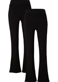 Leggings acampanados de mezcla de algodón (2 unidades)