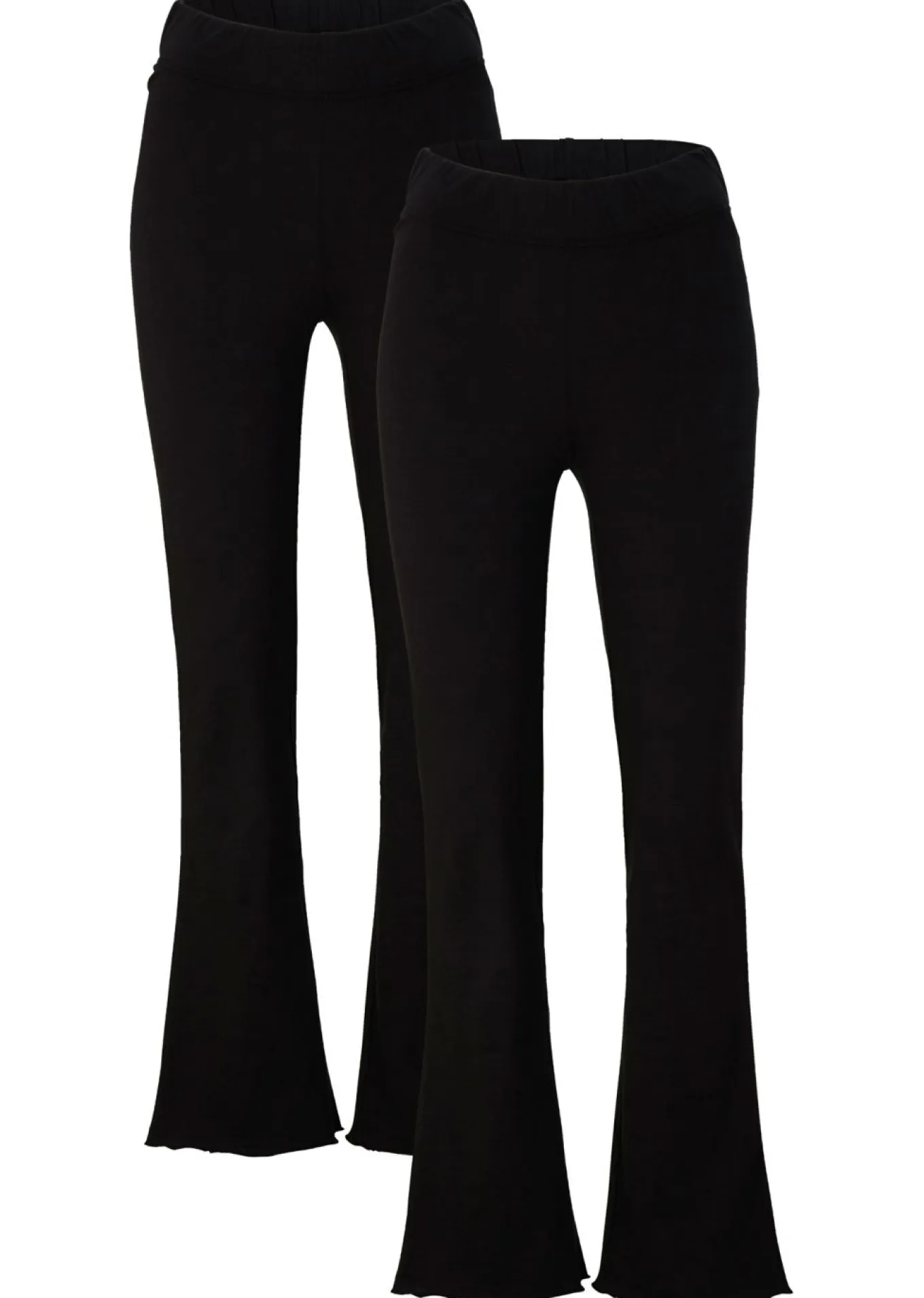 Leggings acampanados de mezcla de algodón (2 unidades)