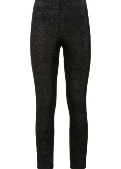 Leggings brillantes de terciopelo