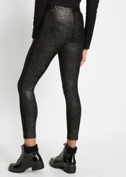 Leggings brillantes de terciopelo