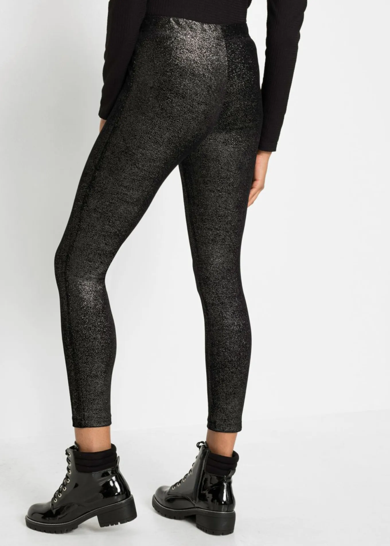 Leggings brillantes de terciopelo