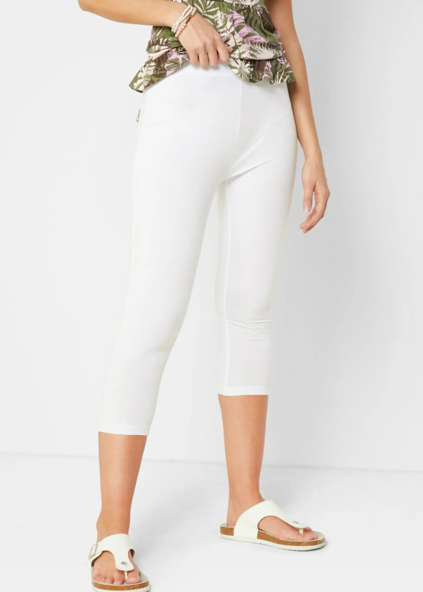 Leggings capri con cinturilla cómoda