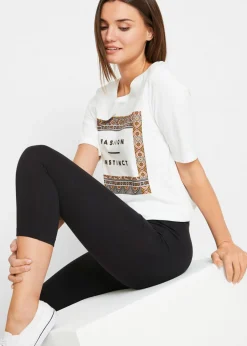 Leggings capri con cinturilla cómoda