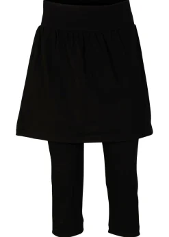 Leggings capri con falda