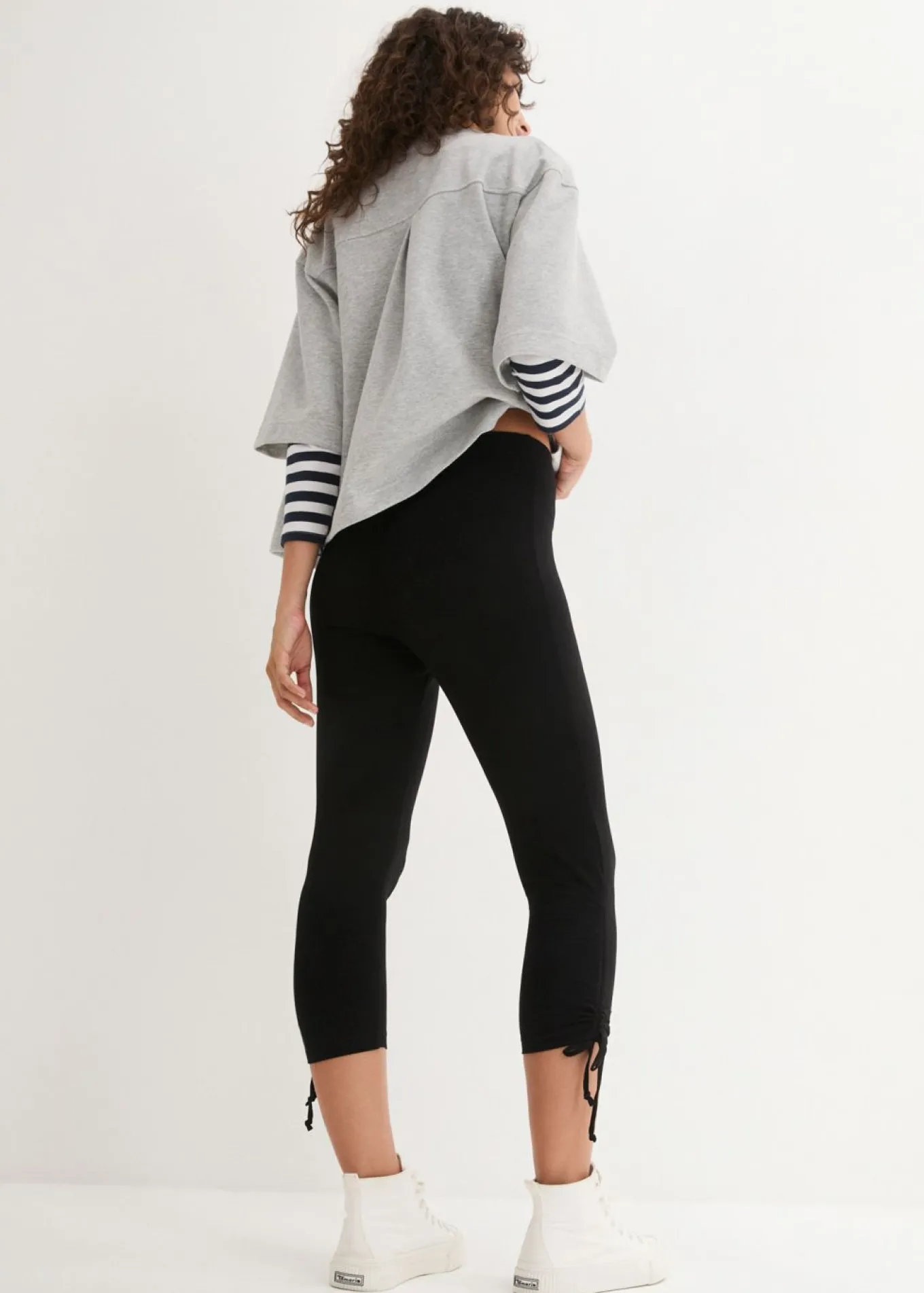 Leggings capri con fruncido (2 unidades)