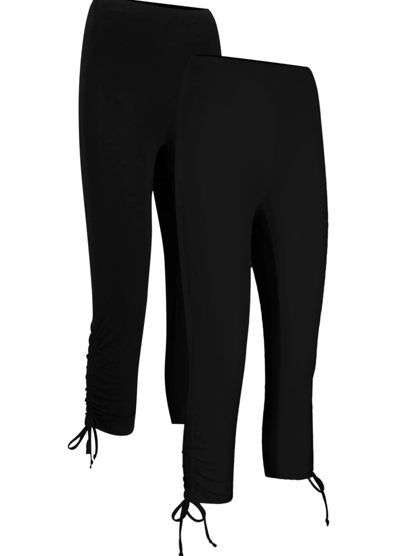 Leggings capri con fruncido (2 unidades)