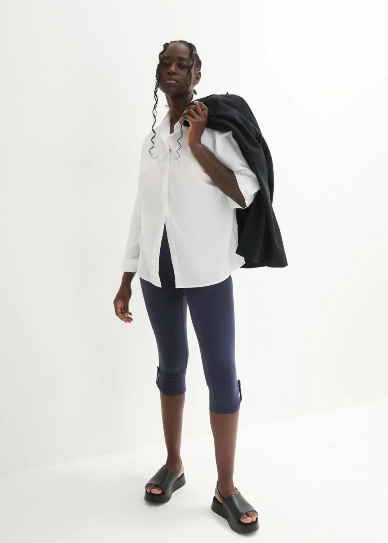 Leggings capri de algodón orgánico