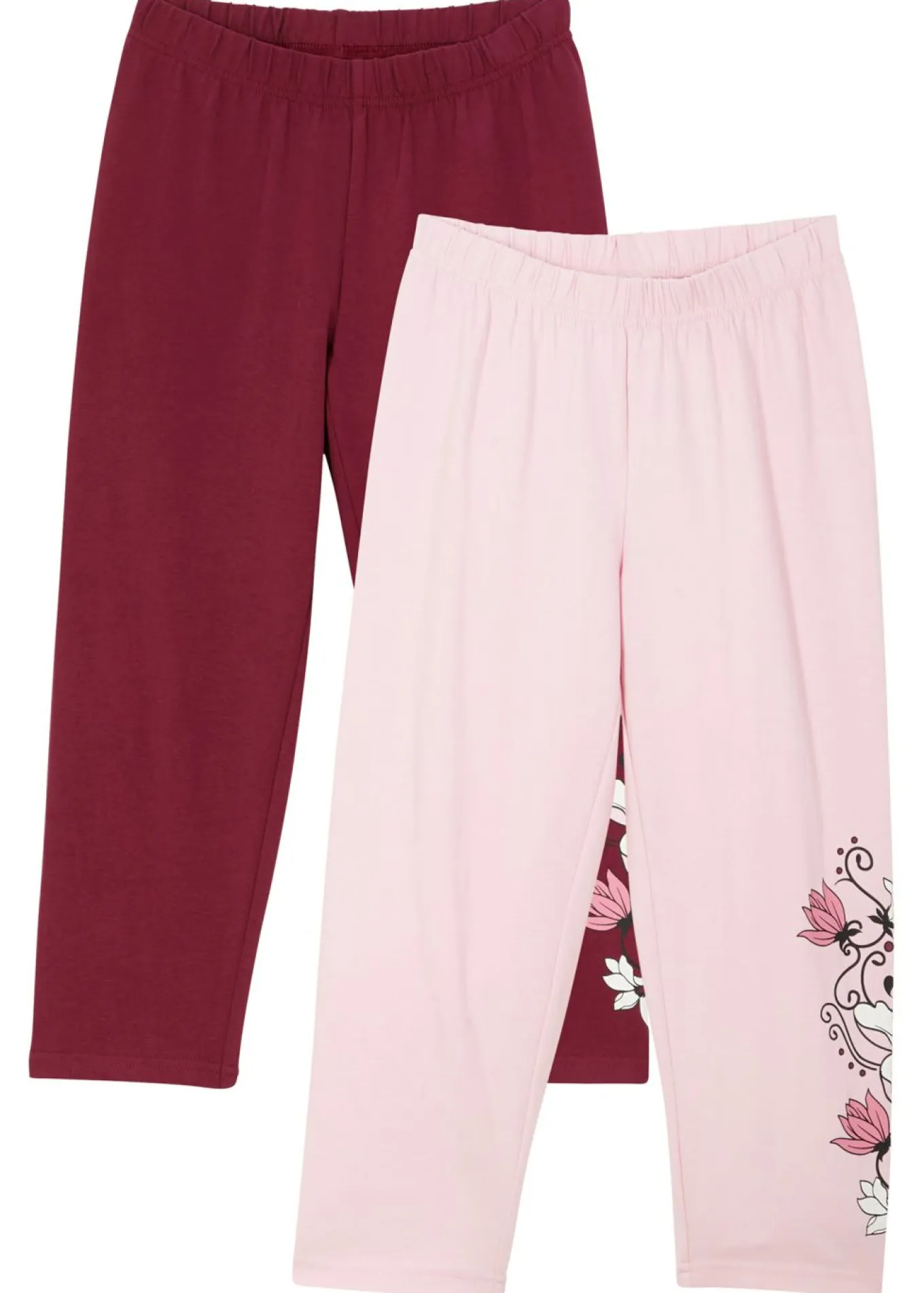 Leggings capri de algodón orgánico (2 unidades)