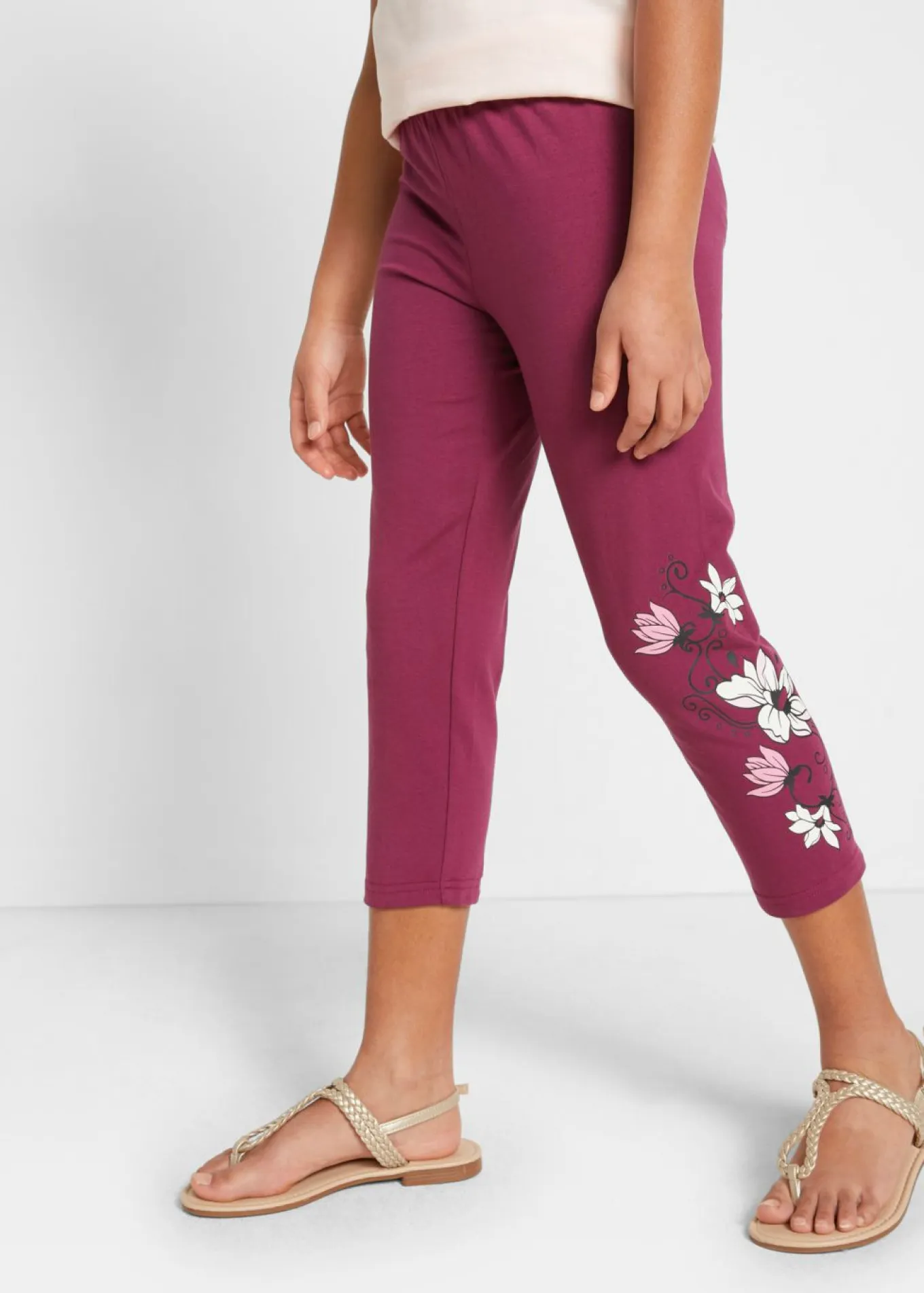 Leggings capri de algodón orgánico (2 unidades)
