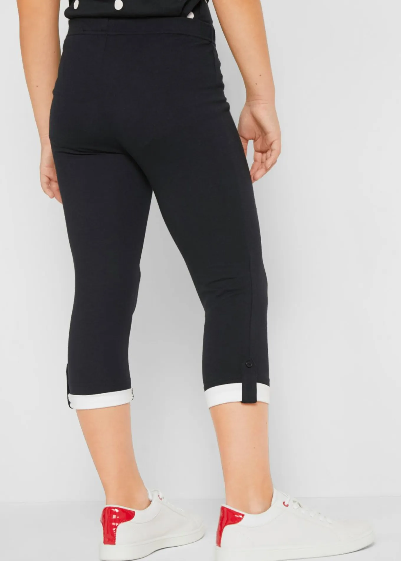 Leggings capri de algodón orgánico