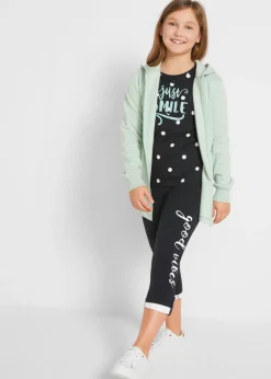 Leggings capri de algodón orgánico