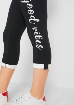 Leggings capri de algodón orgánico