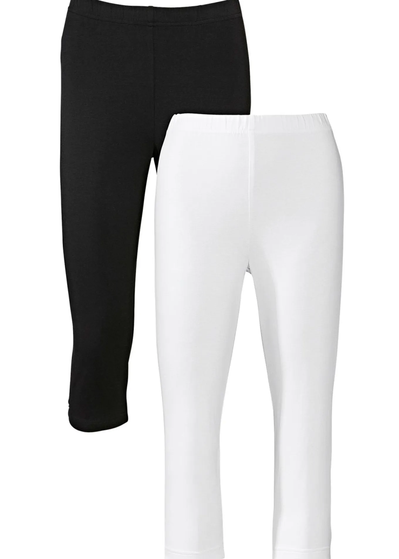 Leggings capri de corte ajustado (2 unidades)