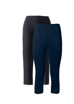 Leggings capri de corte ajustado (2 unidades)