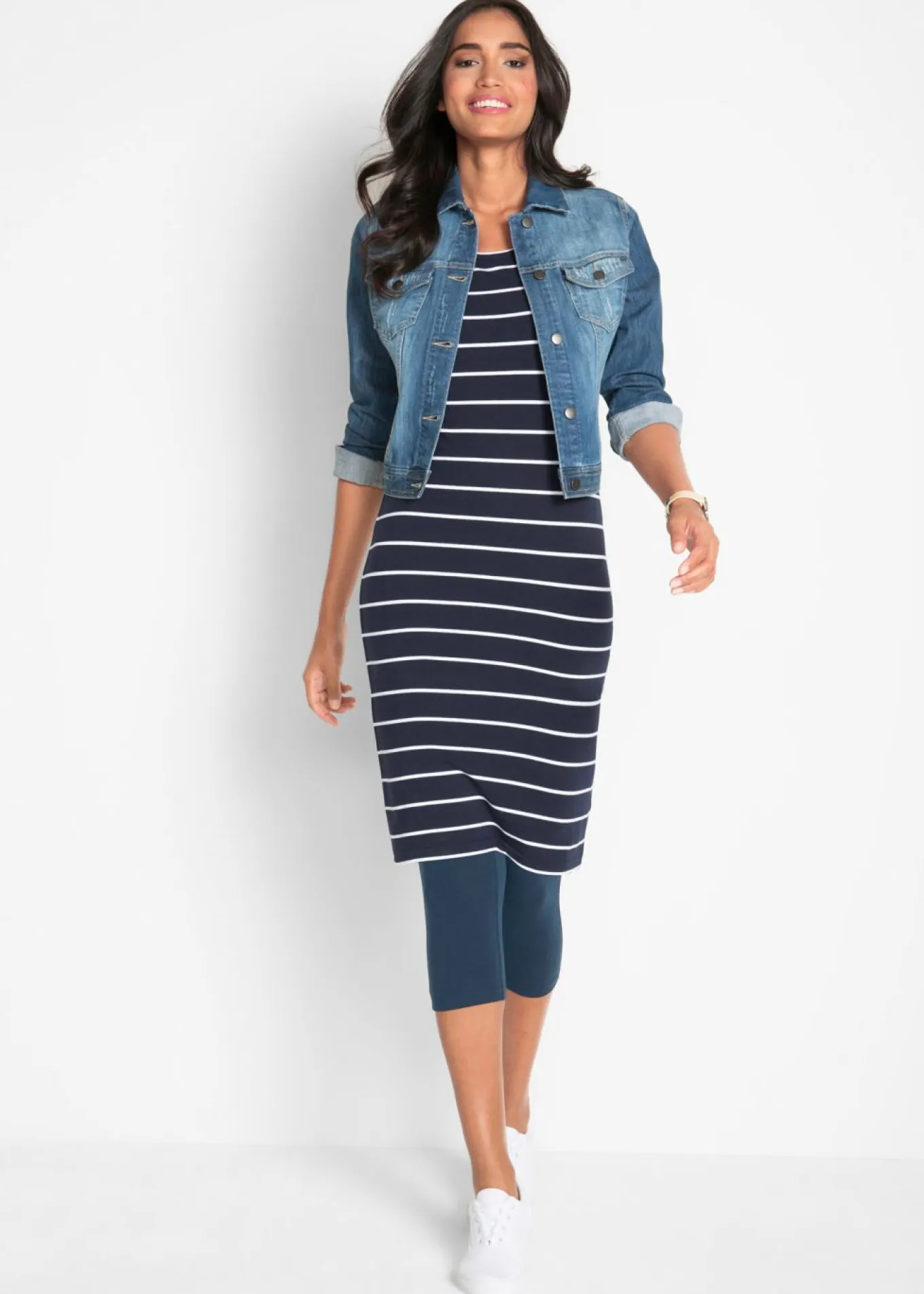 Leggings capri de corte ajustado (2 unidades)