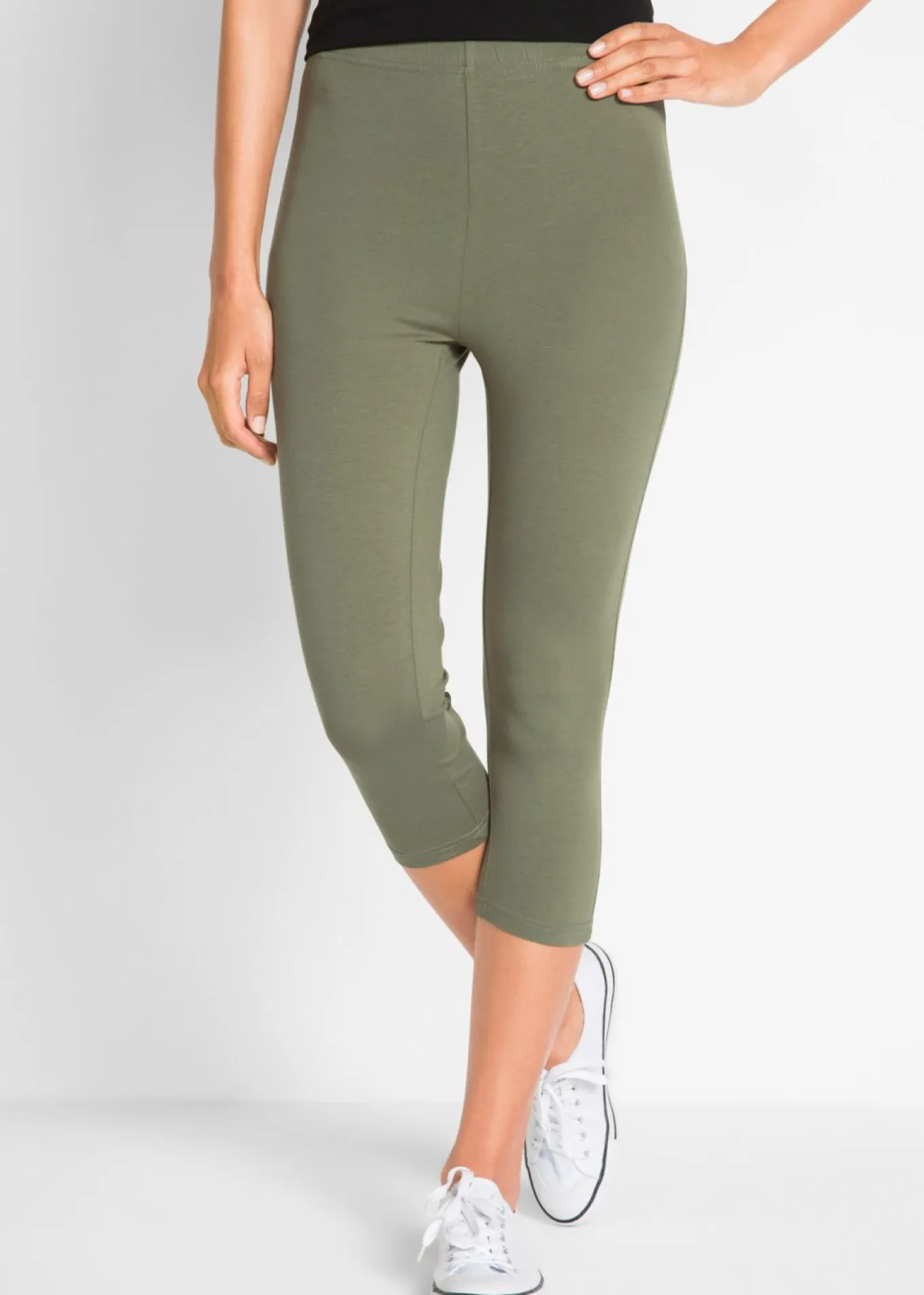 Leggings capri de corte ajustado (2 unidades)