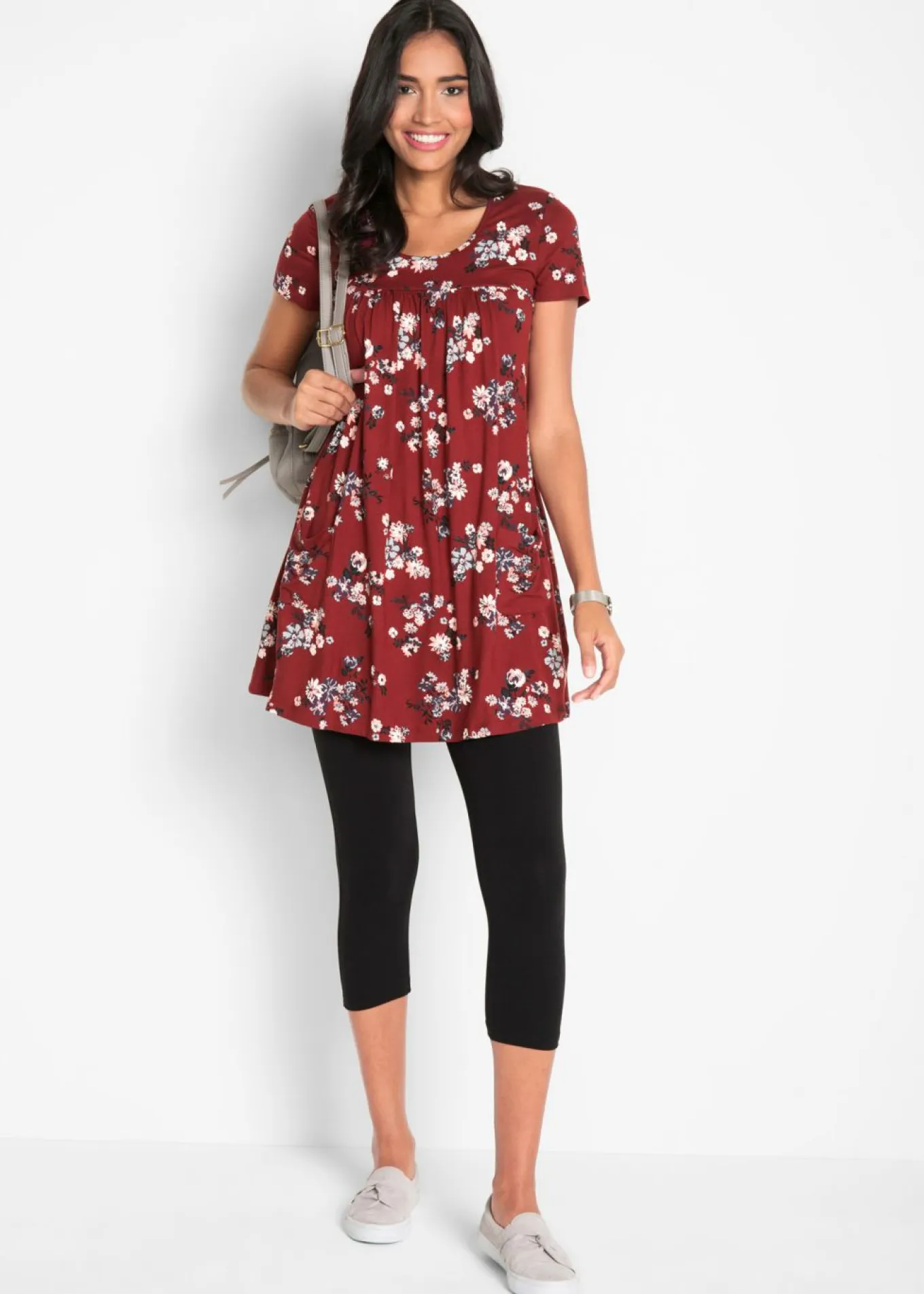 Leggings capri de corte ajustado (2 unidades)