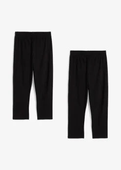 Leggings capri de mezcla de algodón orgánico (2 unidades)