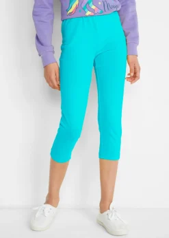 Leggings capri de mezcla de algodón orgánico elástico (2 unidades)